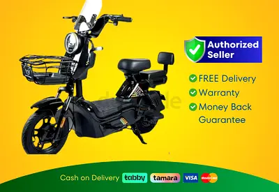 Wind Horse Electric Scooter 500W 45KM Range 40KM Speed, M6 - Grey | Brand New | Warranty | FREE De