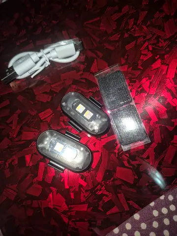 LED Clip-On Safety Bike Lights (Front & Rear) with USB Charger and many things dm me for discount