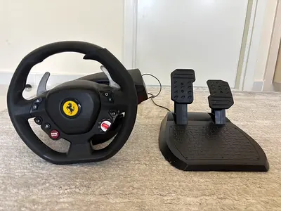 Logitech Ferrari Racing Wheel with Pedals - Good Condition