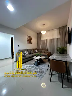 Luxury second-occupancy apartment ✨ One bedroom and living room with a balcony offering an open vi