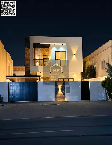Villa in Al Muwaihat 2, steps from Sheikh Ammar Street, near the Saudi German Hospital and Ajman Academy.
