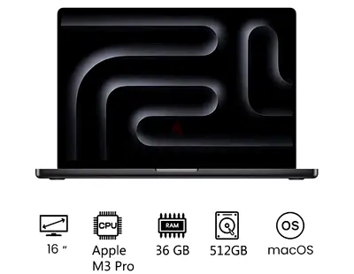 MacBook Pro M3 Pro I 36 GB Ram I 512 GB SSD I 16'' INCH - Silver