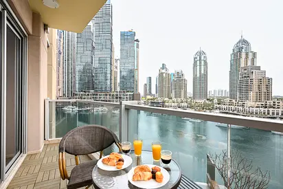 Luxury 3BR with Scenic Marina Panorama | All Bills Included