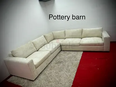 Looks great condition pottery barn corner couch