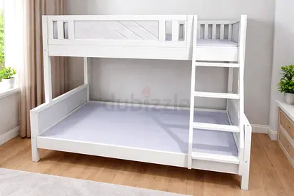 Solid Wooden Double Decker Bunker Bed Frame