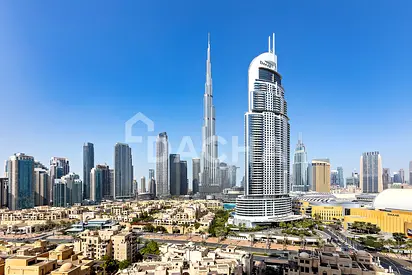 Burj Khalifa View | Fully Furnished | Vacant