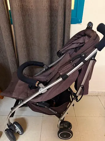 Lightweight Foldable Baby Stroller in Brown - Gently Used