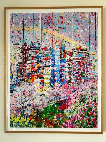 Damien Hirst - Civilisation Rising on Oak Veneer Frame - No 517/530 - Signed