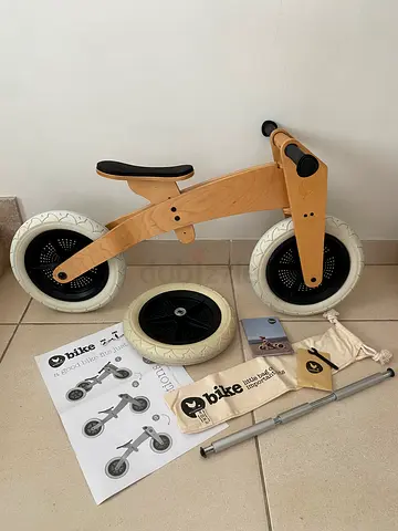 Wishbone 3 in 1 Convertible Balance Bike Like New