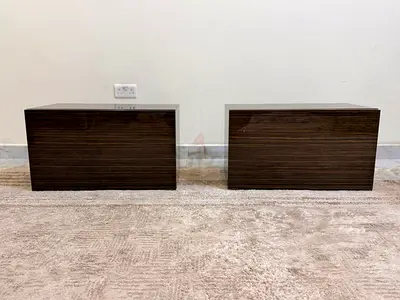 ( Minotti ) Luxury Pair of Calder Nightstands – Premium Italian Design | Modern Elegance