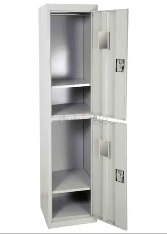 Used 2-Door Metal Storage Locker - Good Condition