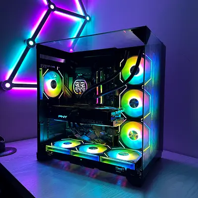 Aesthetic RTX 5070TI Ryzen 7 9800X3D Gaming PC