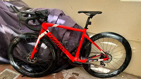 Wilier Triestina Road Bike - with tri-bars.
