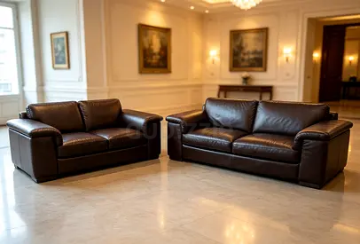 Sofa Natuzzi Pure Leather 5 Seater