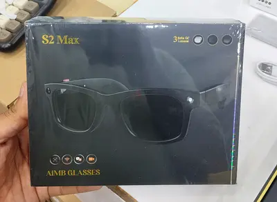 S2 Max AiMB Smart Glasses with 3 Sets of Lenses