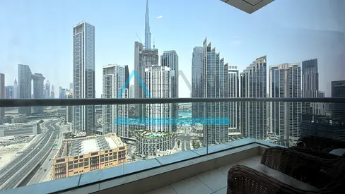 الخليج التجاري 2 غرف نوم | البرج التنفيذي B | إطلالة SZR | غير مفروشة