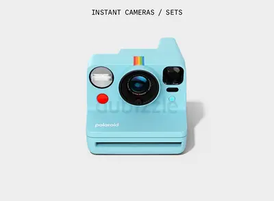 Polaroid-style Instant Camera - Light Blue, New box piece