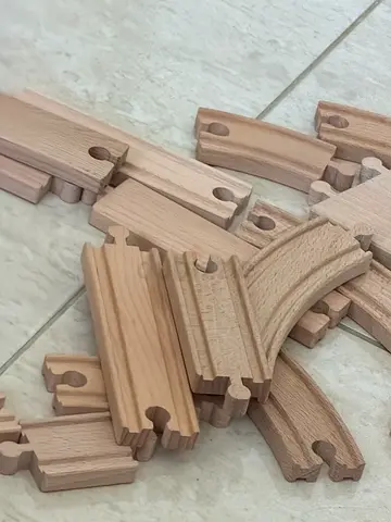 Toy train from ikea