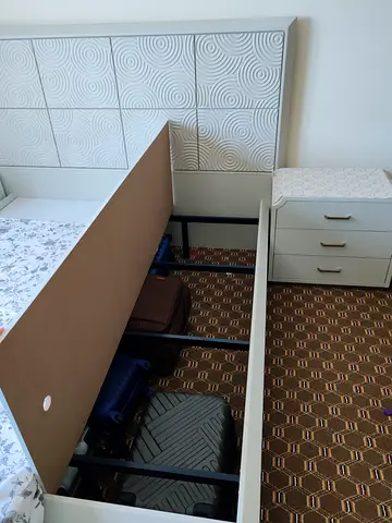 King side bedset with storage from PAN