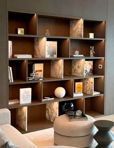 Luxury Made-to-Measure book shelves