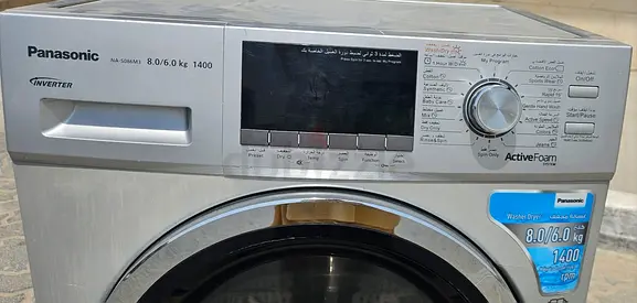 Panasonic washing machine 8/6kg for sale
