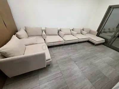 Comfortable IKEA Sodhremn Corner U Shape Sofa Beige