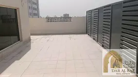 Penthouse for annual rent in Al Qulay'ah area, containing two bedrooms, two bathrooms, central air c