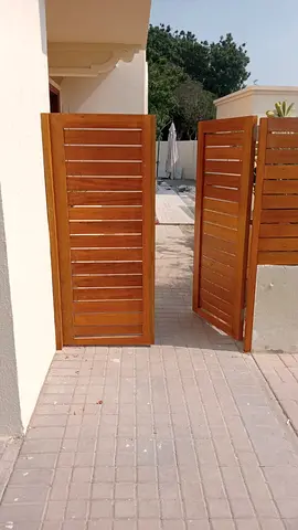Wooden fence