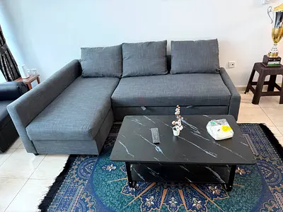Ikea sofa cumbed brand new never used Size 230/150cm convirtible into queen size bed and have big s