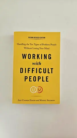 Working with Difficult People by Amy Cooper Hakim & Muriel Solomon (paperback)