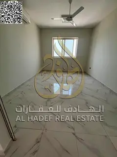 For rent in Ajman: 2 bedrooms and a living room, featuring a private roof terrace and a storage room