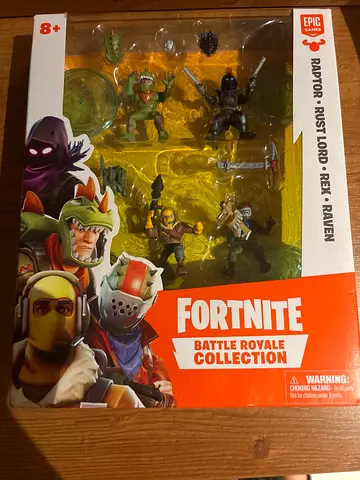 Fortnite Battle Royale Collection - Raptor, Rust Lord, Rex, Raven (New in Box)
