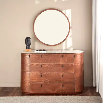 4-Drawer Dresser with Mirror