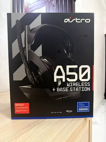ASTRO A50 Wireless Gaming Headset with Base Station (Black) - brand new