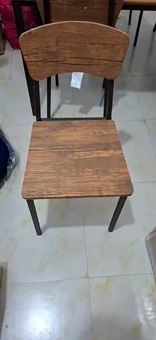Wooden table with 6 chairs