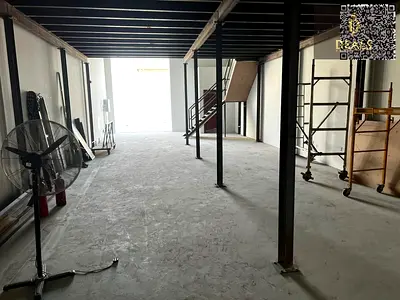 Warehouse for Rent in Al Jurf Industrial 1 | 2,700 Sq. Ft. + Mezzanine | 30 kW | Near Chinese Market