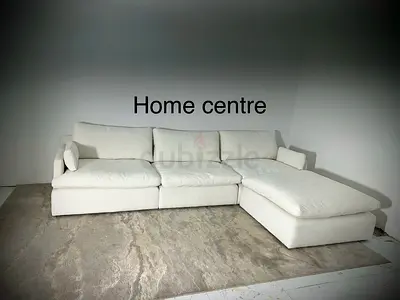 As perfect condition home centre white cloud sofa
