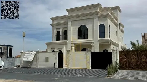 شامل الكهرباء والمياه والمكيفات | 6 غرف نوم ماستر | مجلسين | ملحق خارجي | طابقين وروف