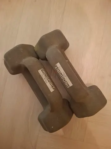 Pair of 1.8kg Prospert neoprene dumbbells - good condition