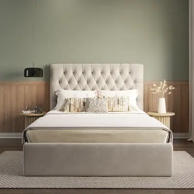 Get the Look, Your Way! Custom Made Vertical Channeled Bed Tailored to Your Every Wish!