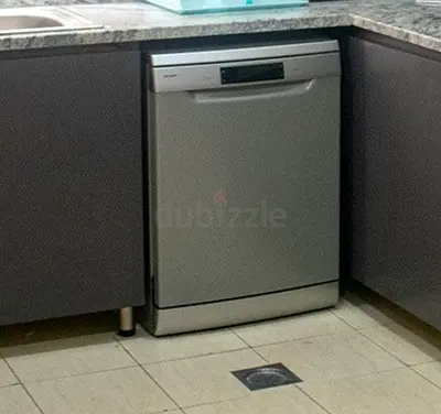 Sharp Silver Dishwasher