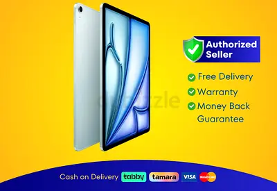 Apple iPad Air 13 inch - M2 Chip - WiFi + Cellular - 128GB - Blue, A2899 | Brand New | Warranty | F