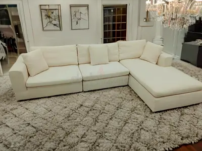 Marina home beige color lshape sofa for sale