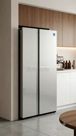 Hitachi Glass Door Side-by-Side Refrigerator – Excellent Condition