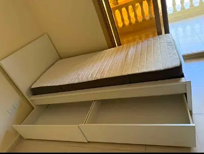 Ikea Single Bed with mattress available in perfect condition