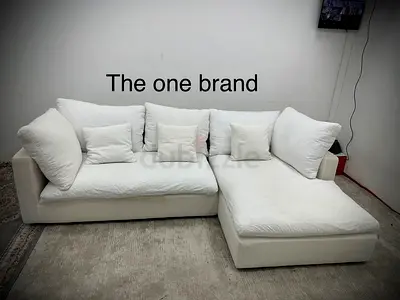 As like new condition the one brand lshape sofa
