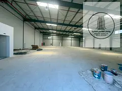 11000 Sqft Industrial Warehouse | 49 KW | Al Sajaa