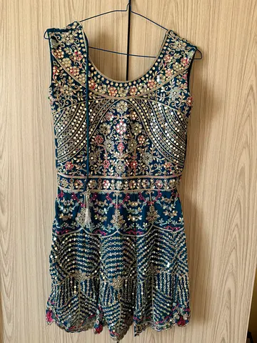 💙 Gorgeous Teal Blue Indian Dress 💙