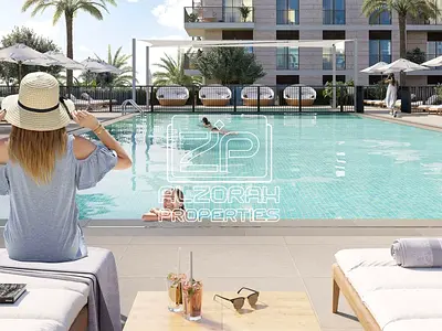 Waterfront 2BR | Full Pool View | Prime Maryam Island | Freehold