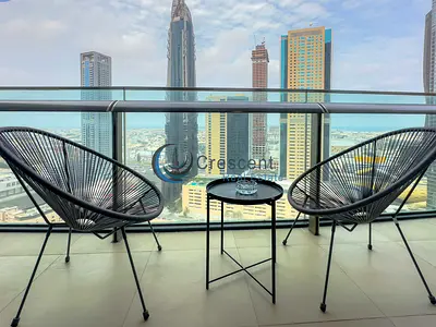 Furnished 1BR | Burj Vista| High Floor | Near Dubai Mall